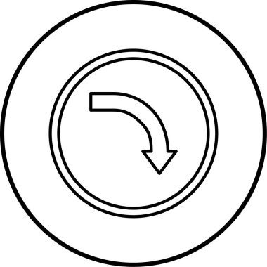 ok simgesinin vektör illüstrasyonu