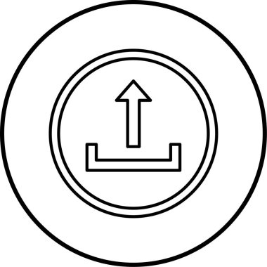 ok modern simgesinin vektör illüstrasyonu