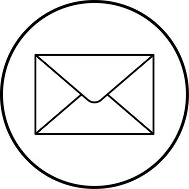 E- posta simgesi vektör illüstrasyonu