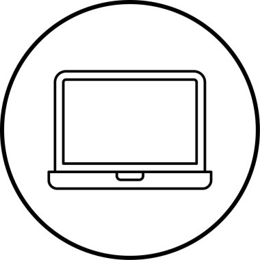 vektör dizüstü simgesi illüstrasyonu