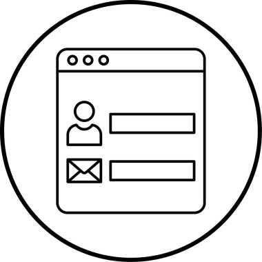 Seo simgesinin vektör illüstrasyonu