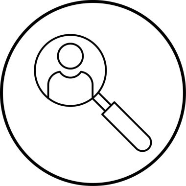 Arama modern simgesinin vektör illüstrasyonu