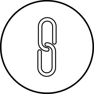 Bağlantı modern simgesinin vektör illüstrasyonu