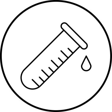 Kişisel ve ticari kullanım için resim simgesi. test tüpü 