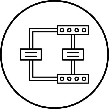 seo modern simgesinin vektör illüstrasyonu