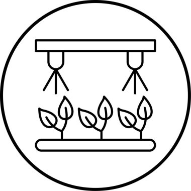 Ekoloji ikonu, bahçe vektörü ikonu vektör illüstrasyonu   