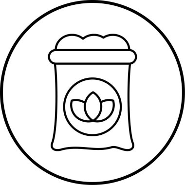 Ekoloji ikonu, bahçe vektörü ikonu vektör illüstrasyonu