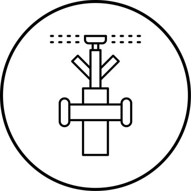 Ekoloji ikonu, bahçe vektörü ikonu vektör illüstrasyonu 