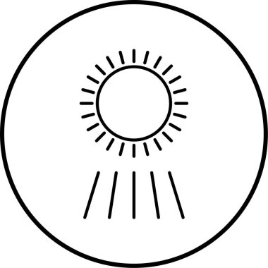 Ekoloji ikonu, bahçe vektörü ikonu vektör illüstrasyonu