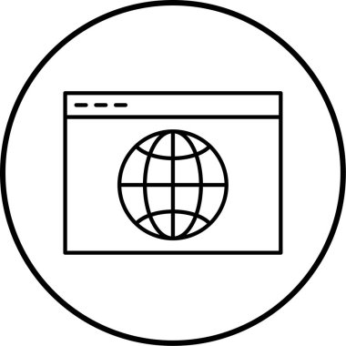 seo modern simgesinin vektör illüstrasyonu