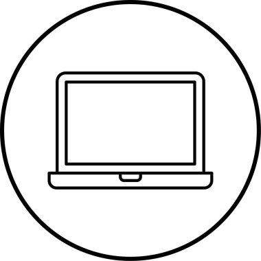 vektör lcd simgesi illüstrasyonu