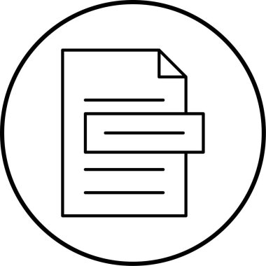 dosya biçimi simgesi, vektör illüstrasyonu