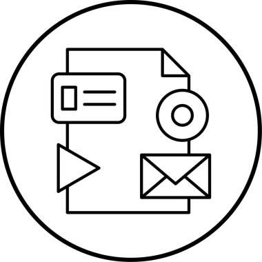 Seo simgesinin vektör illüstrasyonu