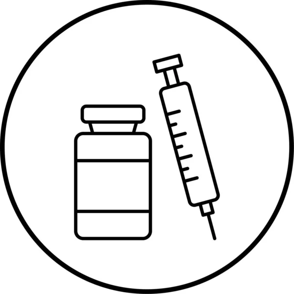 Vektorillustration Einer Medizinischen Ikone — Stockvektor