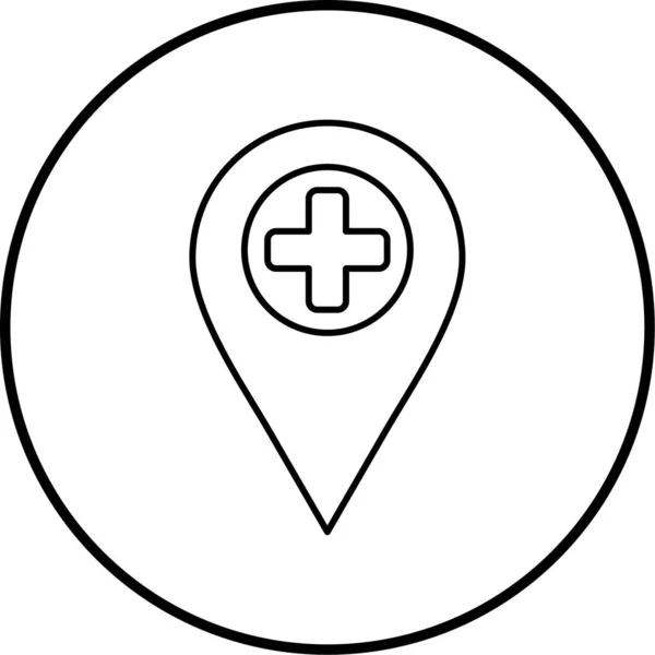 Illustration Medizinischer Und Gesundheitlicher Symbole — Stockvektor