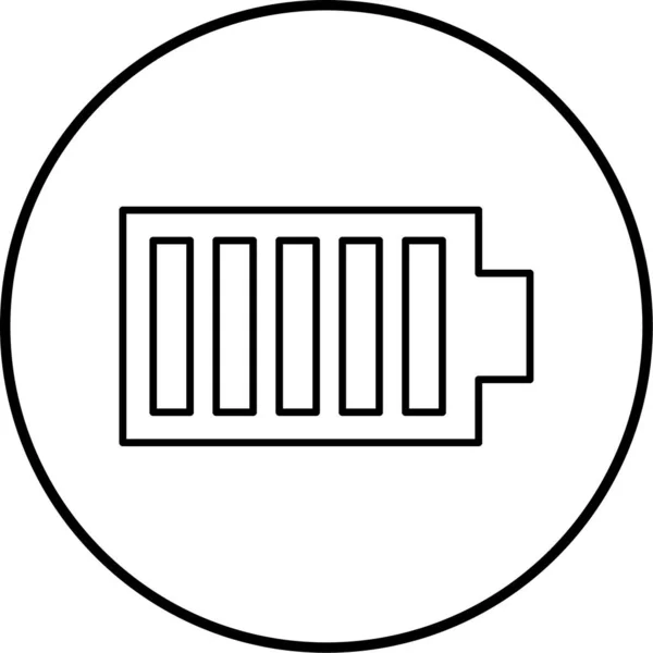 Icona Della Batteria Illustrazione Vettoriale — Vettoriale Stock