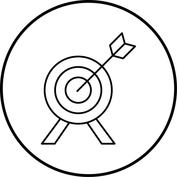Цель Иконка Сайта — стоковый вектор