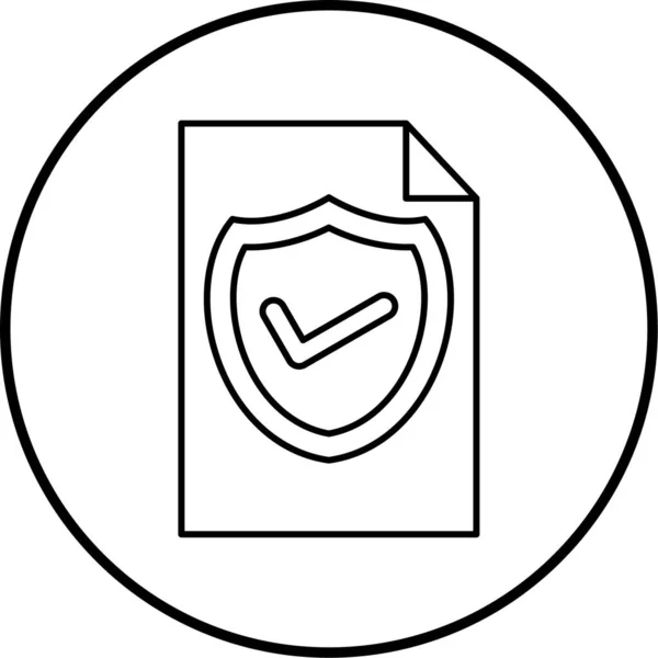 Vector Illustration Shield Icon — Stock Vector