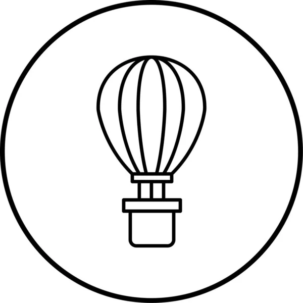 Vector Icon Hot Air Balloon — Stock Vector