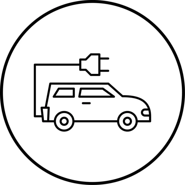 Icono Coche Vector Ilustración — Archivo Imágenes Vectoriales