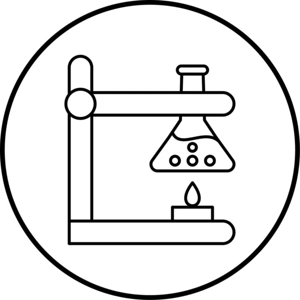 Vector Illustration Flask Icon — Stock Vector