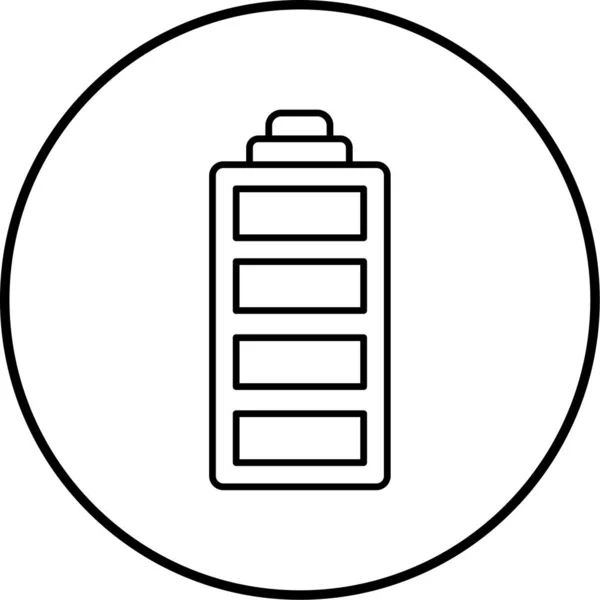 Akku Symbol Vektor Illustration — Stockvektor
