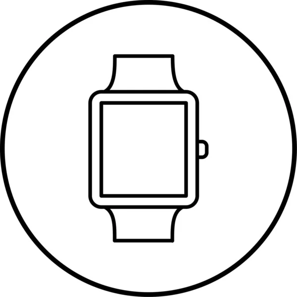 Vector Illustratie Van Moderne Horloge Pictogram — Stockvector