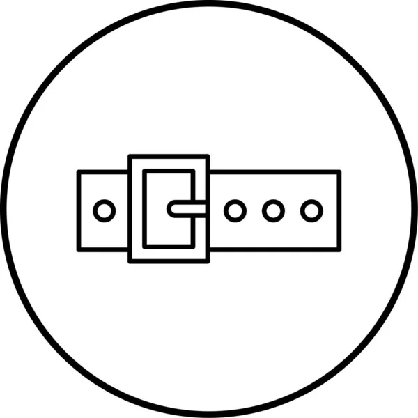 Векторная Иллюстрация Значка Пояса — стоковый вектор