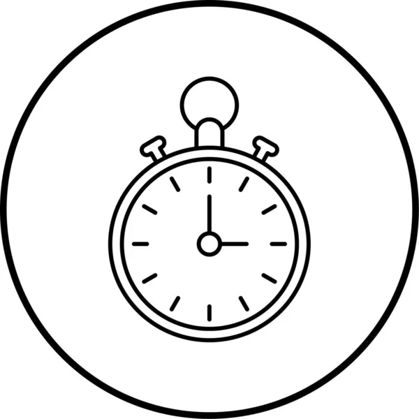 Vector Stopwatch Icon Trendy Style — Stock Vector