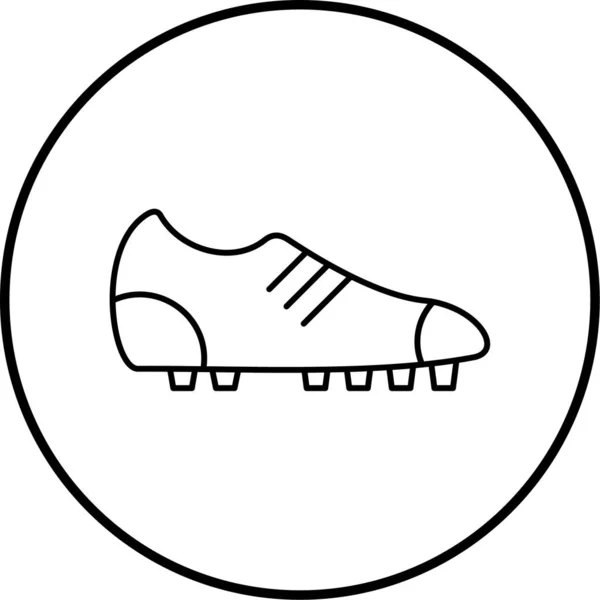 Vektor Illustration Des Schuh Symbols — Stockvektor