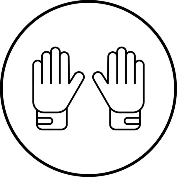 Vectorillustratie Van Een Handpictogram — Stockvector