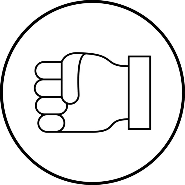 Vector Illustration Hand Holding Dollar Sign — Stock Vector