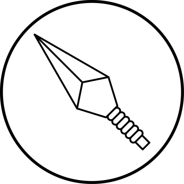 Vektor Illustration Eines Raketensymbols — Stockvektor