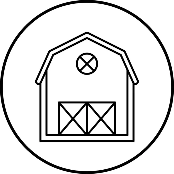 Illustration Vectorielle Une Icône Maison — Image vectorielle