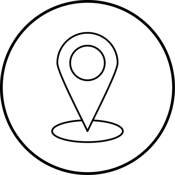 Расположение Иконка Сайта — стоковый вектор