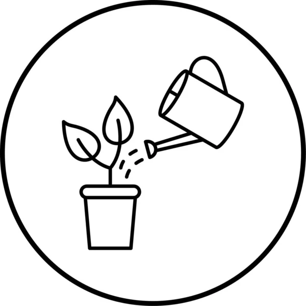 Vector Illustration Ecology Icon Gardening Vector Icon — Wektor stockowy