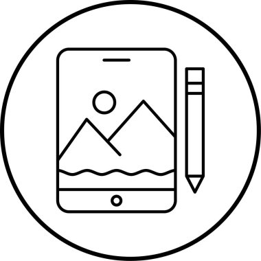 seo modern simgesinin vektör illüstrasyonu