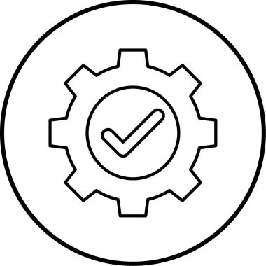 Seo simgesinin vektör illüstrasyonu