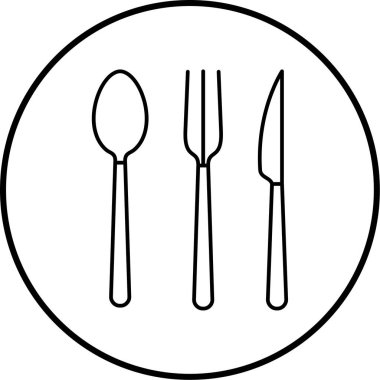 Gıda simgesinin vektör illüstrasyonu