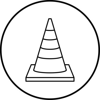 Yol simgesi, vektör illüstrasyonu