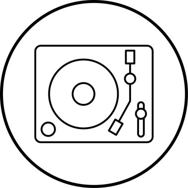 Müzik. Web simgesi basit illüstrasyon