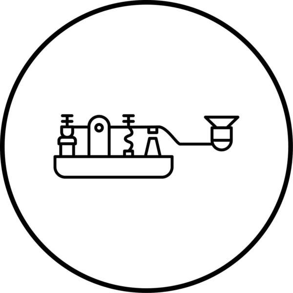 Ilustración Vectorial Una Gasolinera — Vector de stock