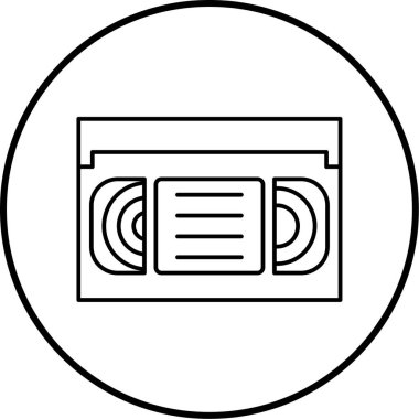 Modern siyah simgenin vektör illüstrasyonu