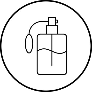 Güzel güzellik salonu çizgisi simgesi.