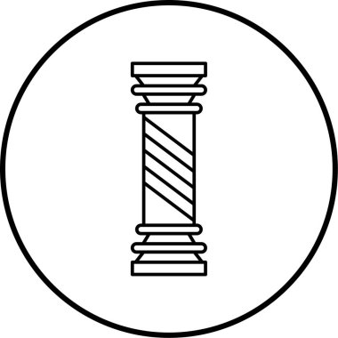 Modern siyah simgenin vektör illüstrasyonu