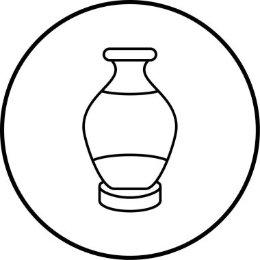 Sürahi. Web simgesi basit tasarım