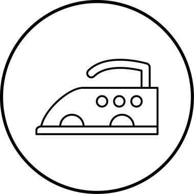 Modern siyah simgenin vektör illüstrasyonu