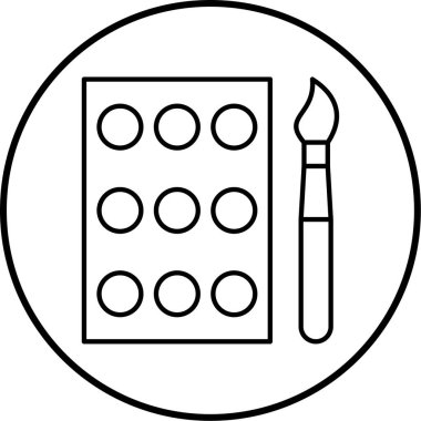 Vektör illüstrasyonu, simge ögesi arkaplanı