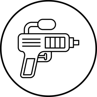 Modern siyah simgenin vektör illüstrasyonu