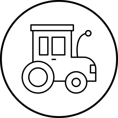 Kamyon. Web simgesi basit illüstrasyon